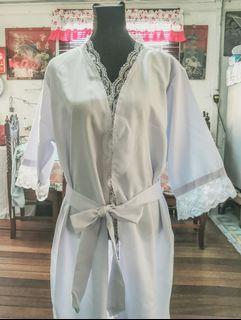 White Robe with Lace