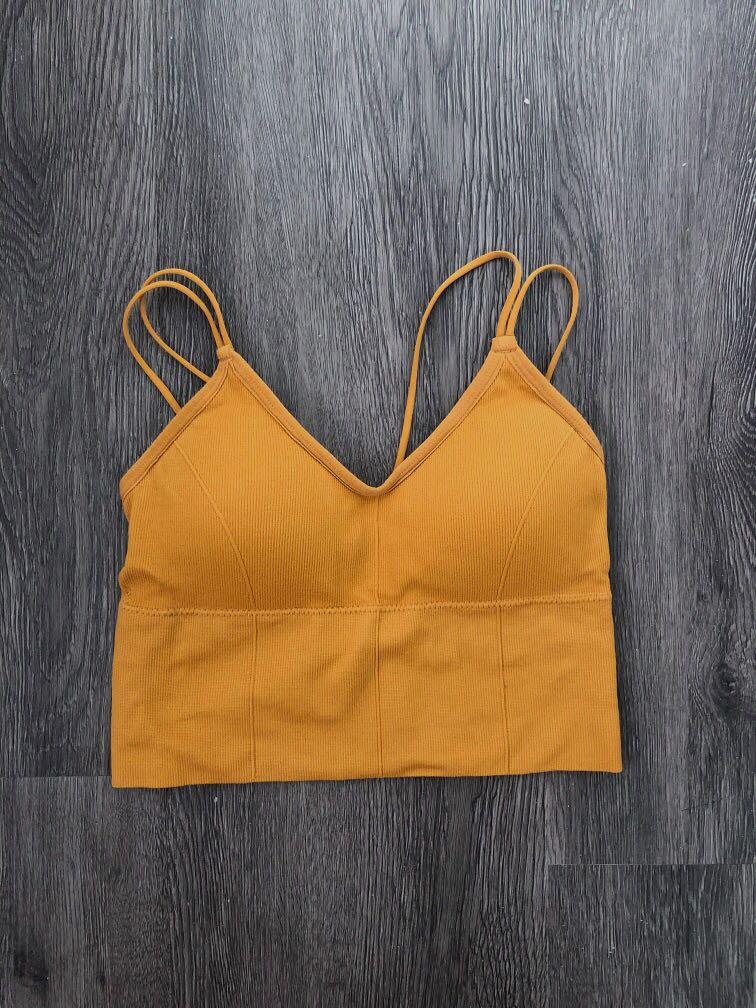 Mustard bralette top outlet