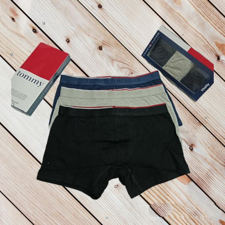 3 pcs TOMMY HILFIGER BOXER BRIEFS (Category: Underwear) located in Manila. Submitted by shine8889 (Listing ID 1153528574, Image 2). Description: MATERIALS 100% cotton measurement/ size guide L XL XXL IN 36-38 40-42 44-46 CM 82-88 86-92 90-96 tommy.com waistband ~ garterized with tommy hilfiger embroidered logo.