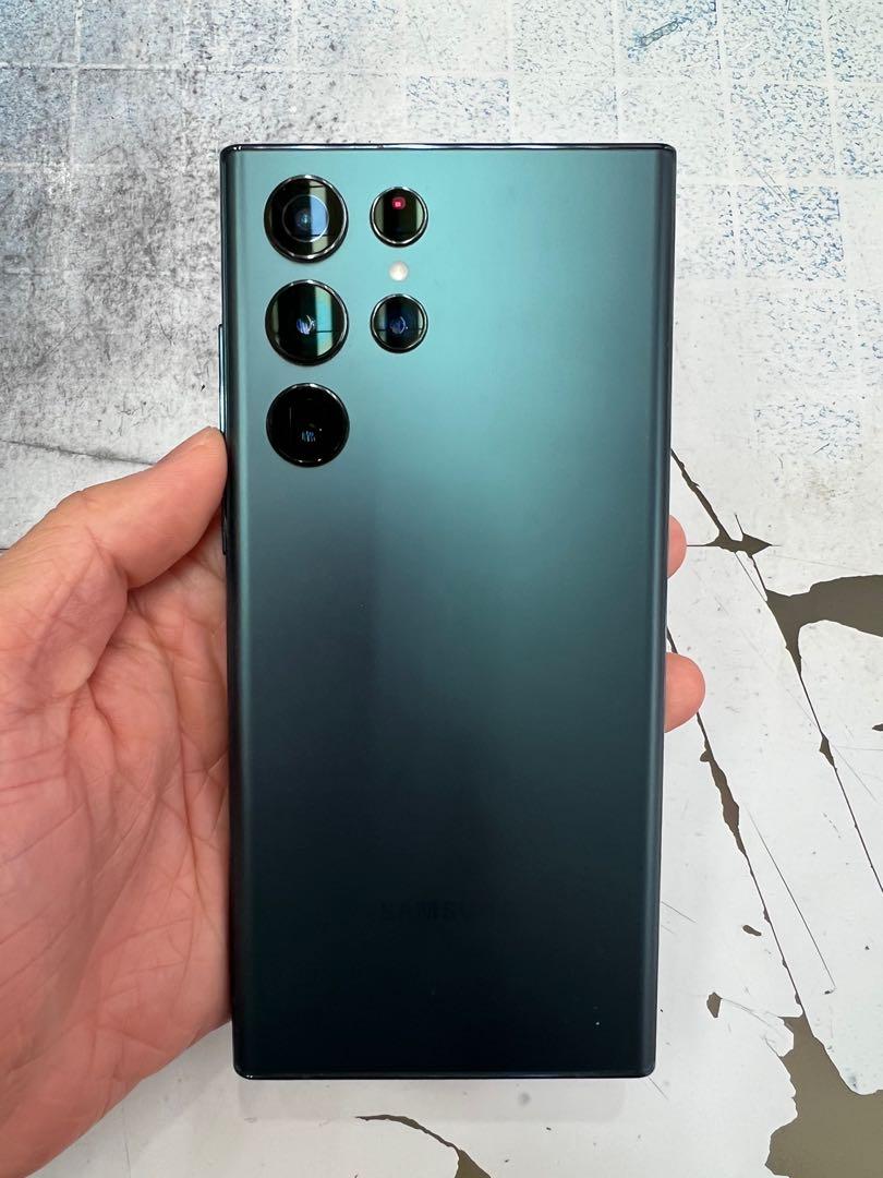 行貨Samsung s22 ultra 5g 256gb 綠色全套有單可用消費劵, 手提電話 
