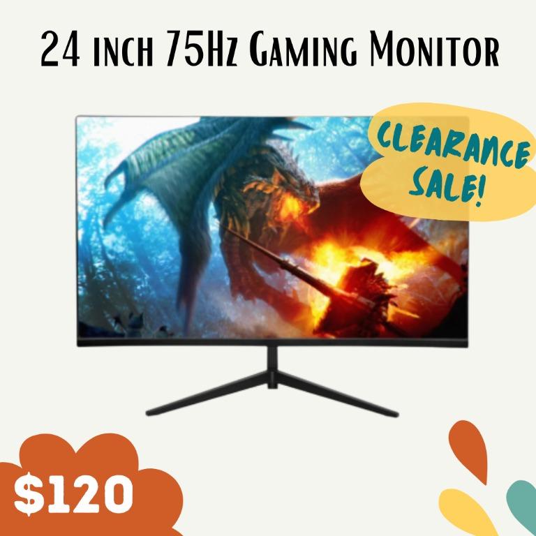 [ STOCK CLEARANCE ] 24 INCH 75HZ GAMING MONITOR, Computers & Tech
