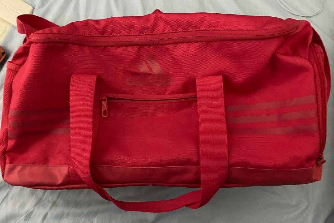 Adidas Duffel Bag Pink, Women's Fashion, Bags & Wallets, Shoulder Bags