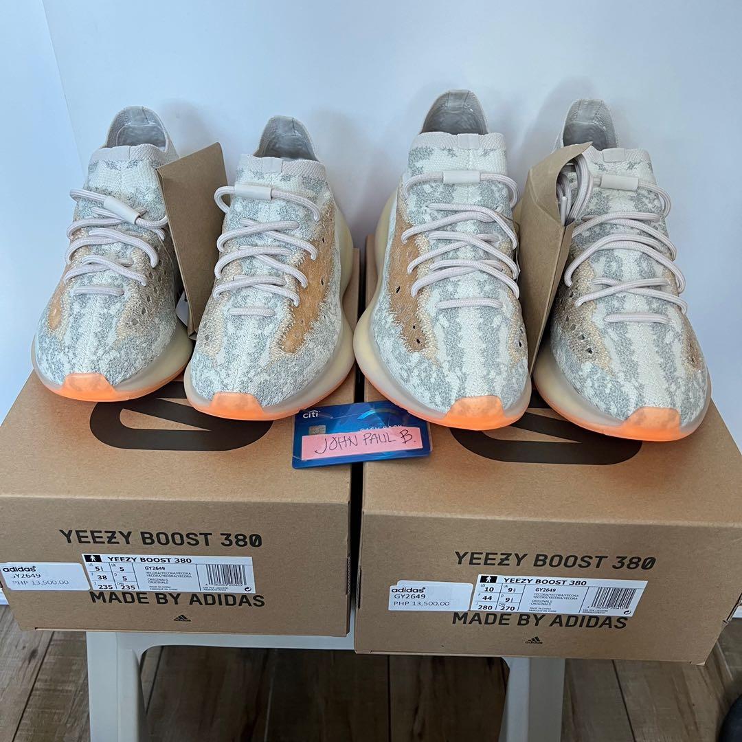 Adidas Yeezy 380 YECORAITE 10US and 5.5US