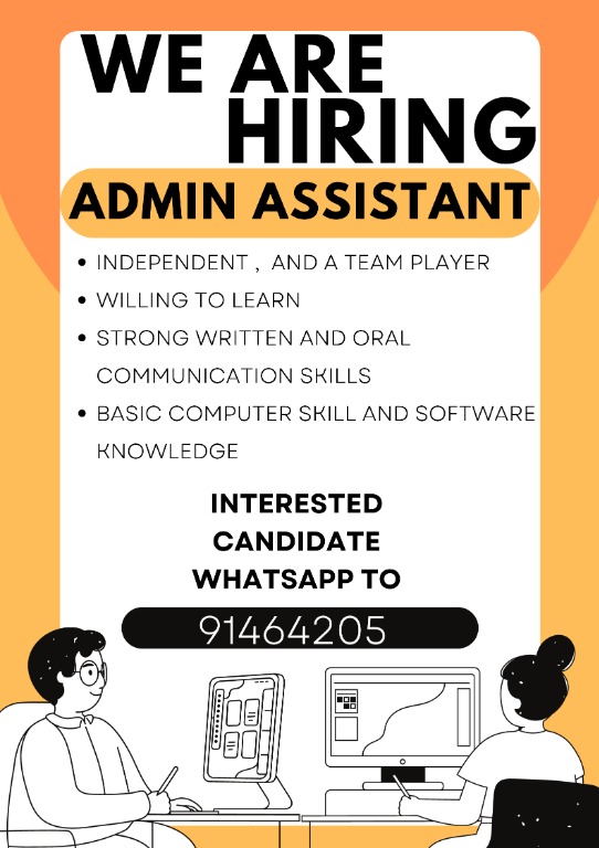 ADMIN ASSISTANT, Business Services, Admin, Finance, Legal on Carousell