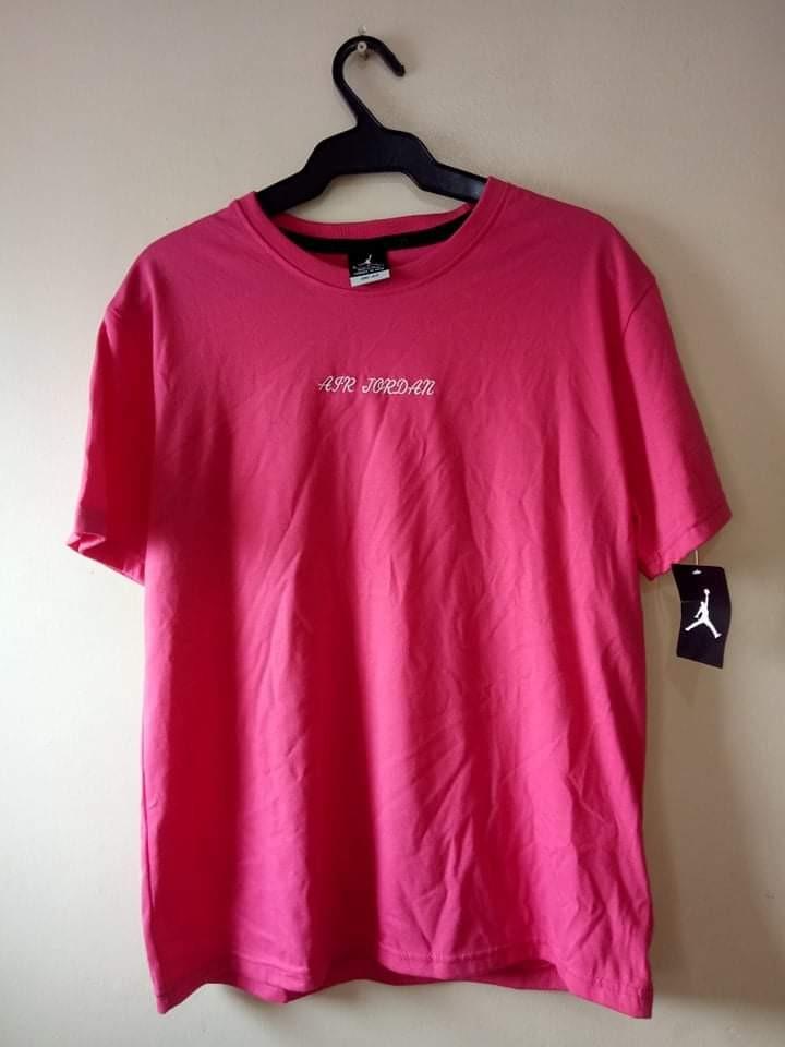 Air Jordan Shirt pink Men s Fashion Tops Sets Tshirts