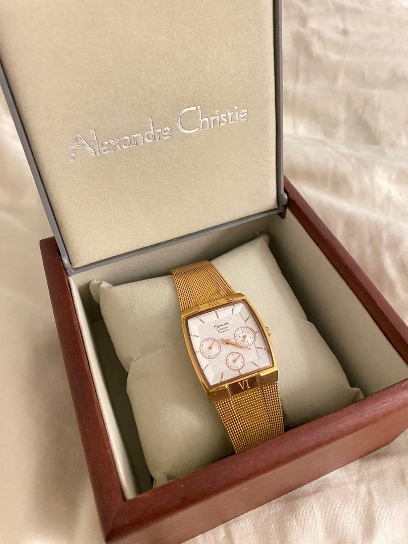 Alexandre christie discount gold watch