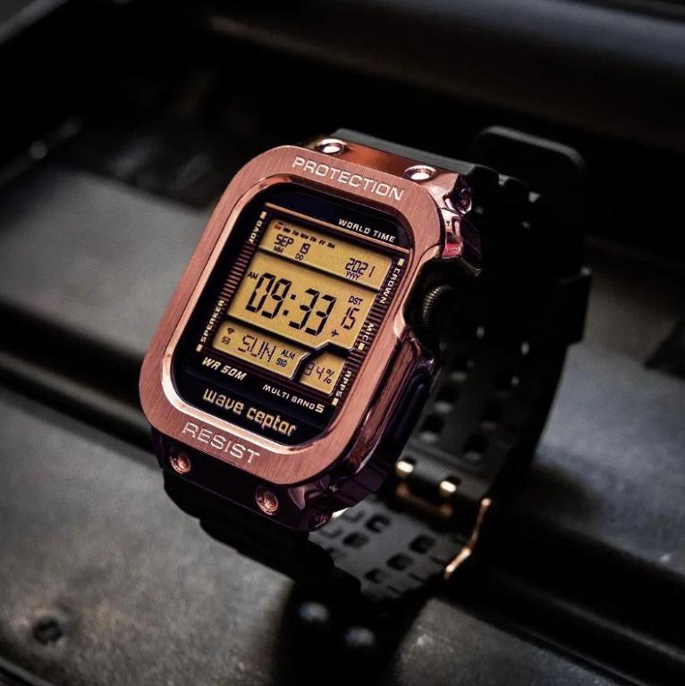 Casio style on sale apple watch band