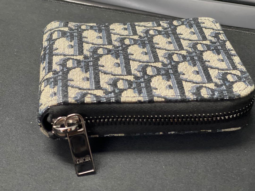 Dior zipper wallet deals