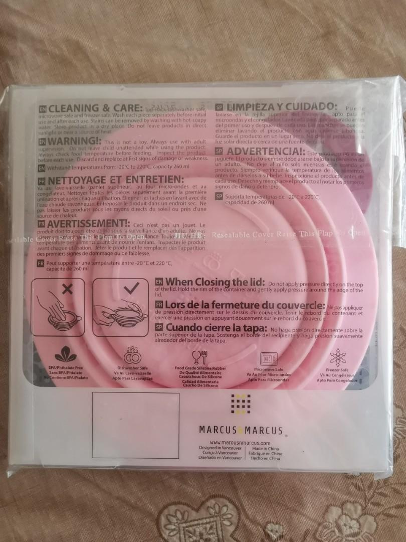 Authentic Marcus & Marcus Collapsible Rubber Container (Category: Weaning & Toddler Feeding) located in Meycauayan. Submitted by clareyfied (Listing ID 1153368439, Image 2). Description: Authentic Marcus & Marcus Collapsible Rubber Container in Pink Brandnew, unused ₱500 plus sf Payment is via BDO or Gcash Shipping is via GoGo Express, Lalamove or Grab.