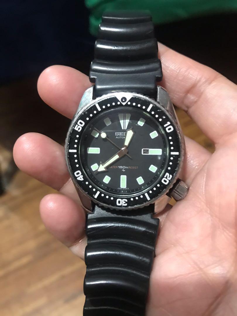 Authentic Seiko Automatic Scuba Divers Watch 150M, Men's Fashion, Watches &  Accessories, Watches on Carousell