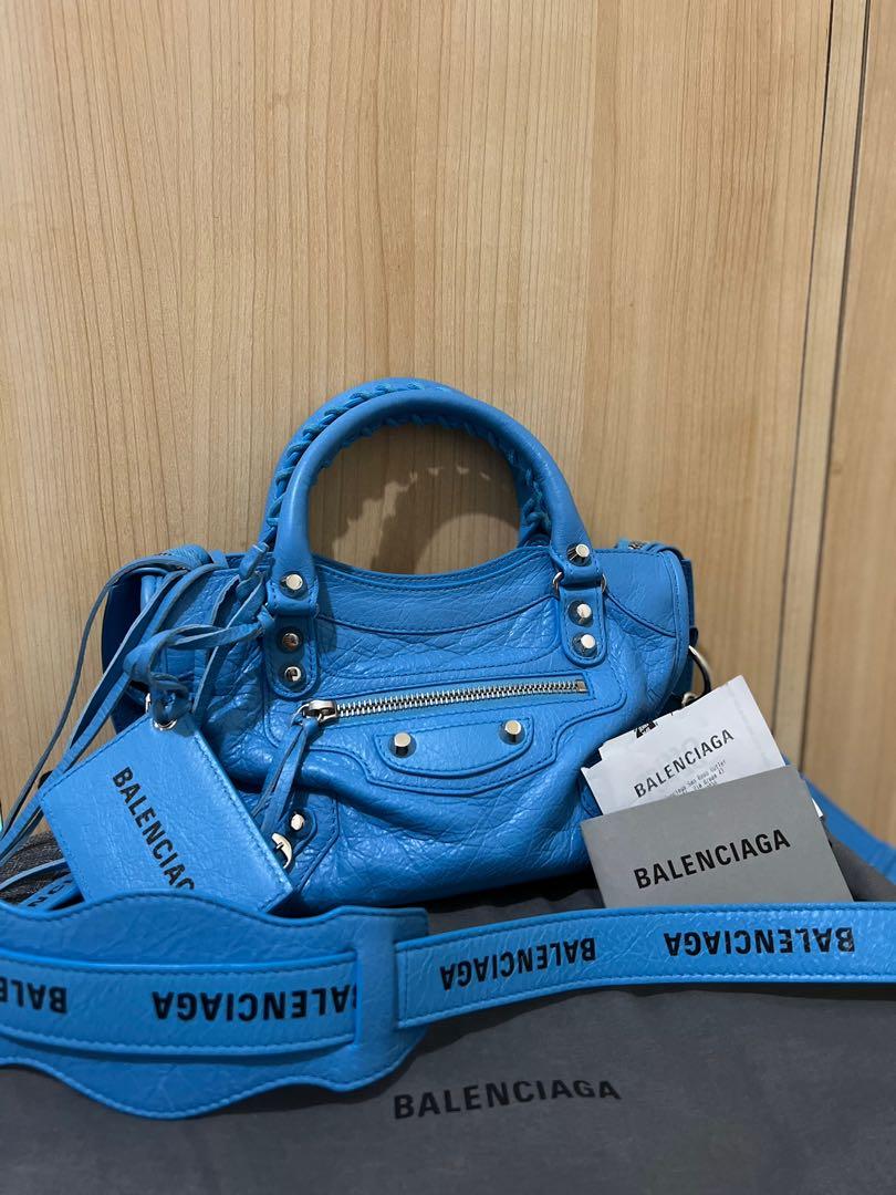 Balenciaga mini city shw logo strap 2021 Barang Mewah Tas