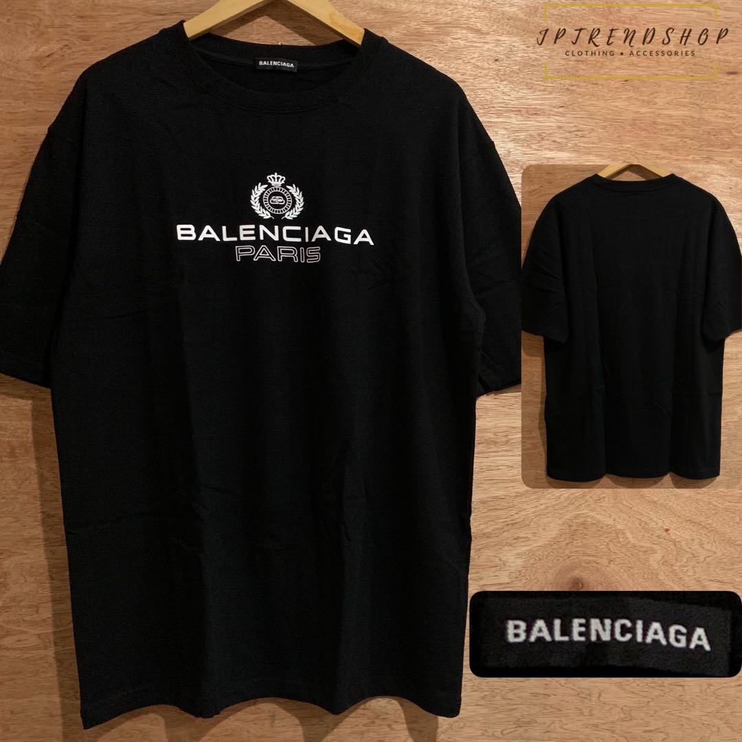 Balenciaga plain black shirt price philippines Clearance