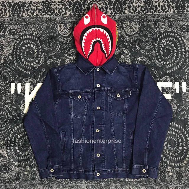 Hoodie Denim Jacket, Men's Fashion, Coats, Jackets and Outerwear on  Carousell