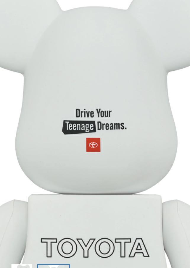 好評最新作BE@RBRICK TOYOTA Drive Your Teenage Dreams. WHITE 100% & 400% トヨタベアブリック メディコムトイ キューブリック、ベアブリック