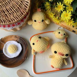 Bird & Egg Crochet Mini Stuffed Toy Collection