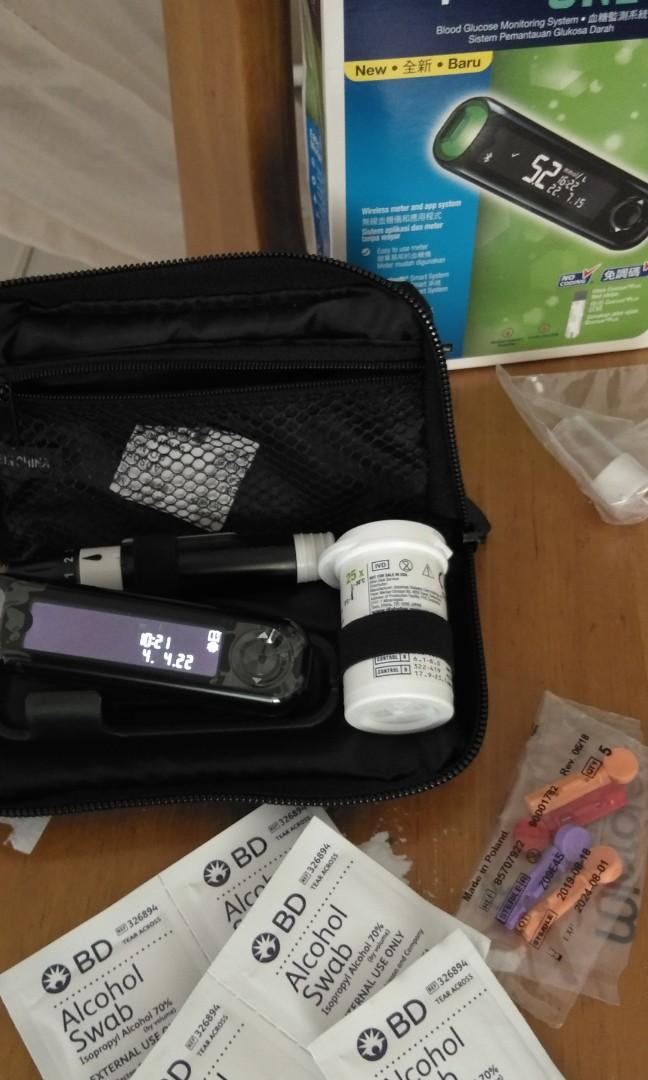 Blood sugar test kits 80new contour plus one bluetooth smart system apps, Health & Nutrition