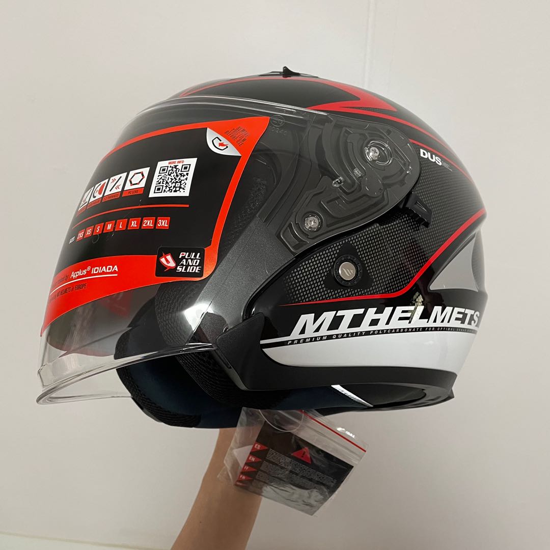 MT Helmets Avenue SV Civvy D5 Gloss Red 