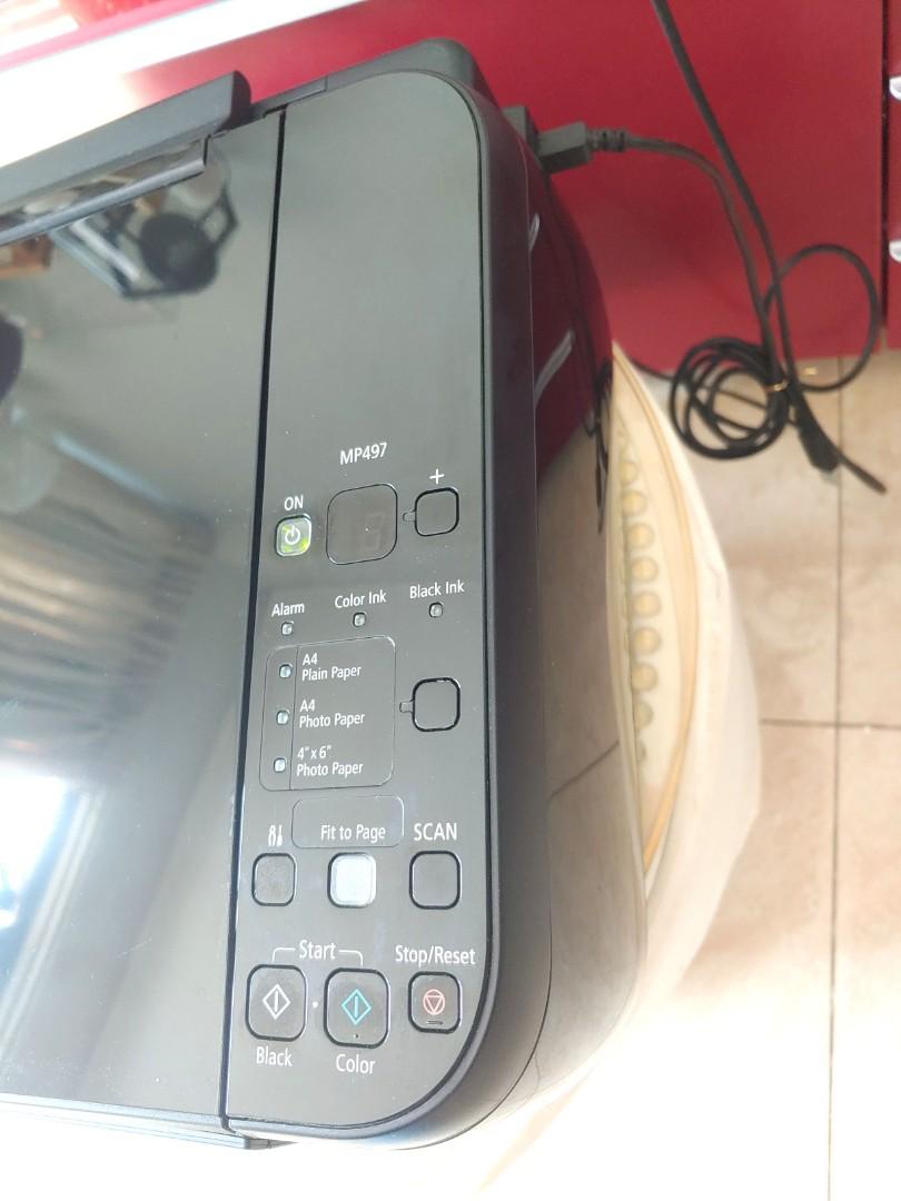 Canon Pixma Mp497 Computers And Tech Printers Scanners And Copiers On Carousell 5850