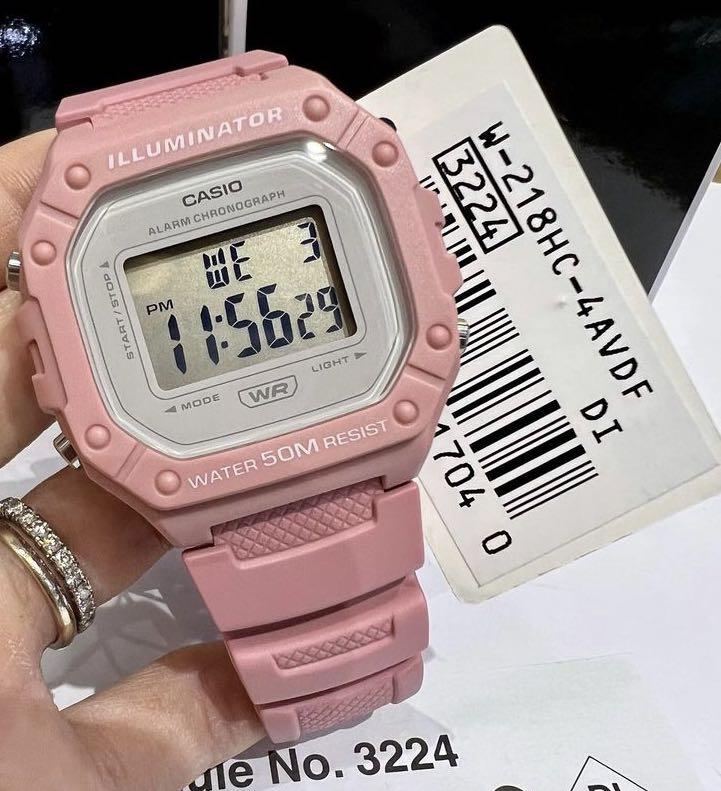Casio hot sale illuminator pink