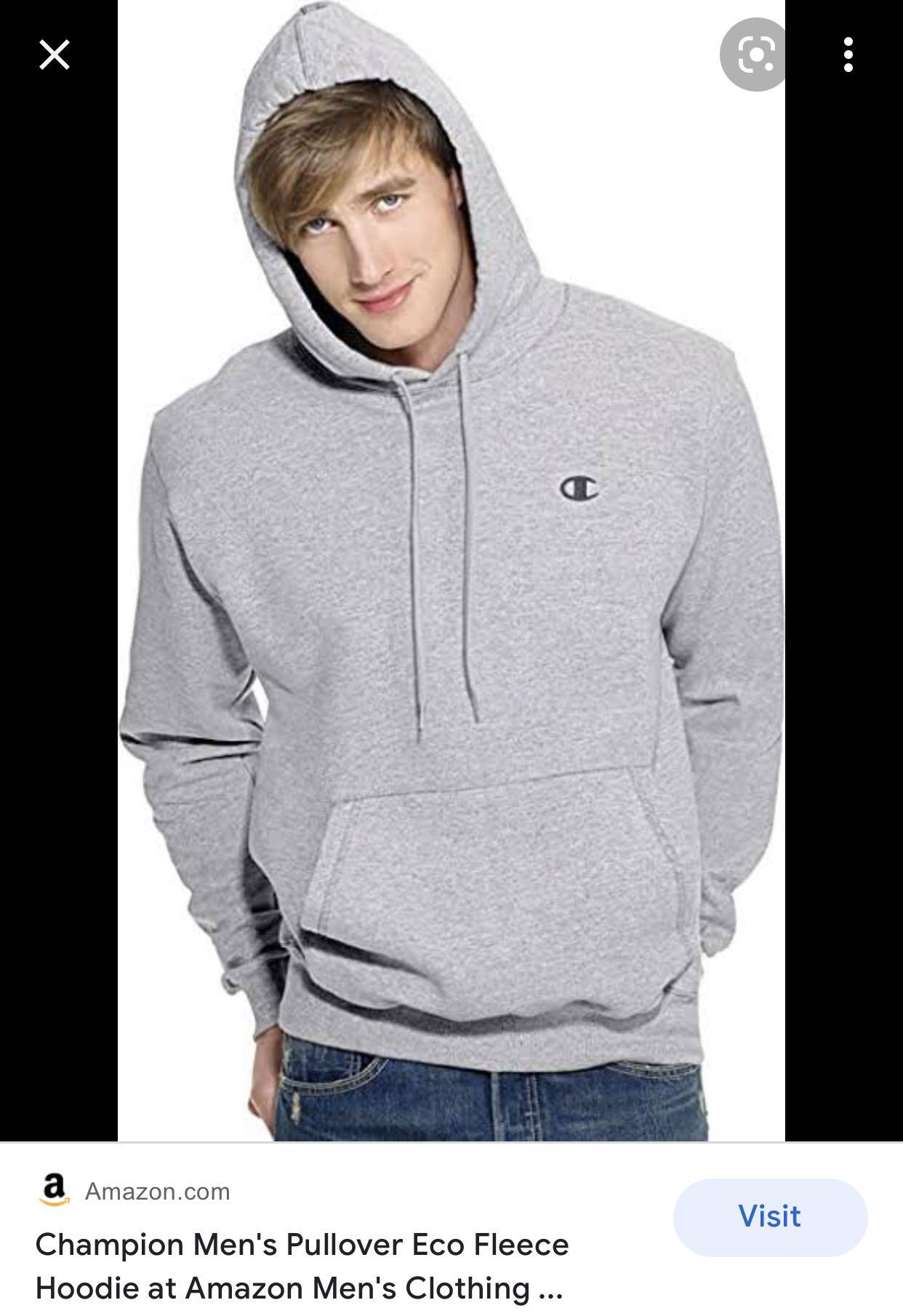 Champion Eco Fleece Pullover Hoodie Men s Fashion Tops Sets