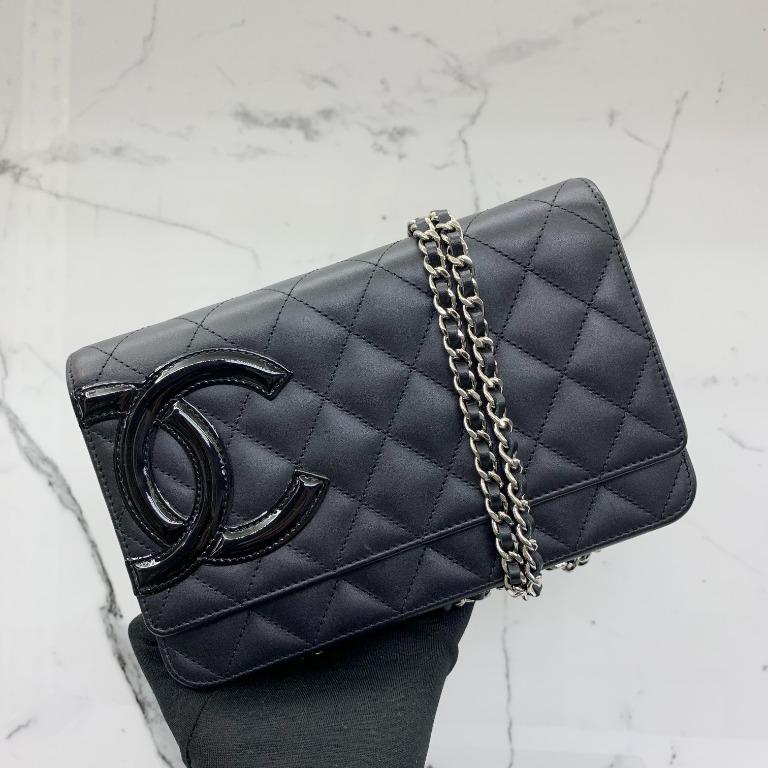 Discounted ) CHANEL CAMBON CALF  WALLET ON CHAIN SHOULDER BAG  227003830, Luxury, Bags & Wallets on Carousell