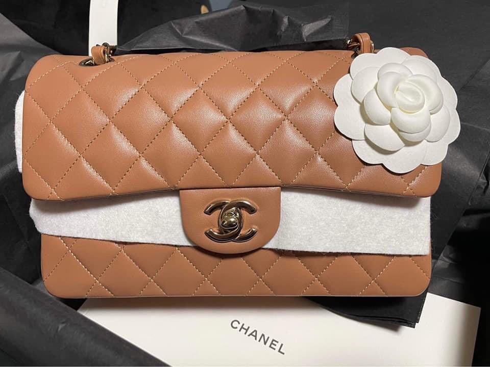 My New CHANEL Caramel Brown Classic Small Flap Bag 🤎 21p Pre-Spring Summer  2021 & How I Got One! 
