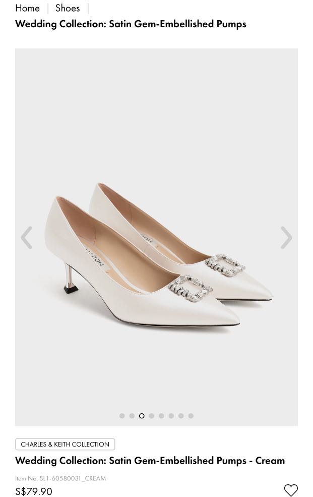 Charles and sales keith bridal shoes