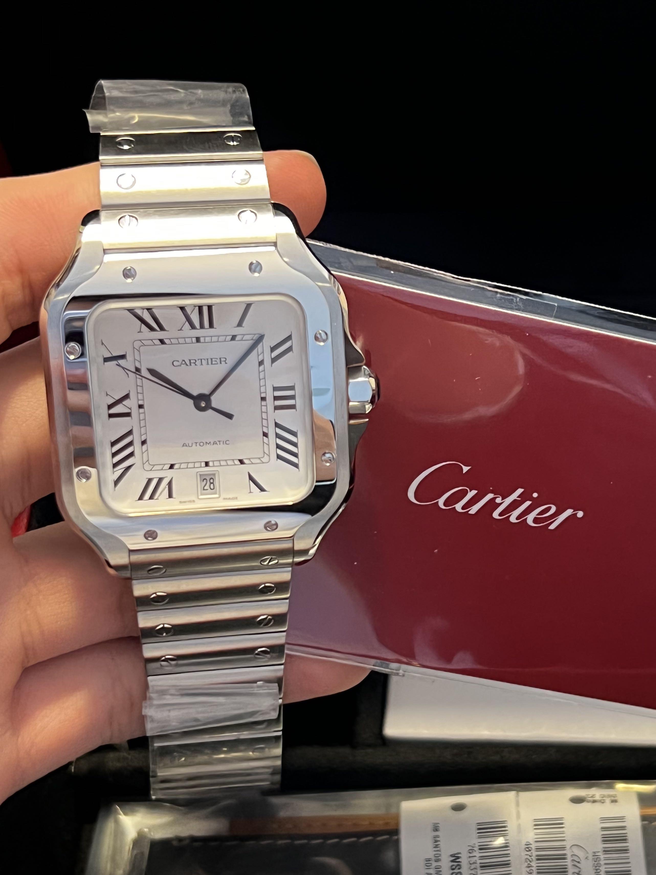 Cartier santos scratch magnet clearance