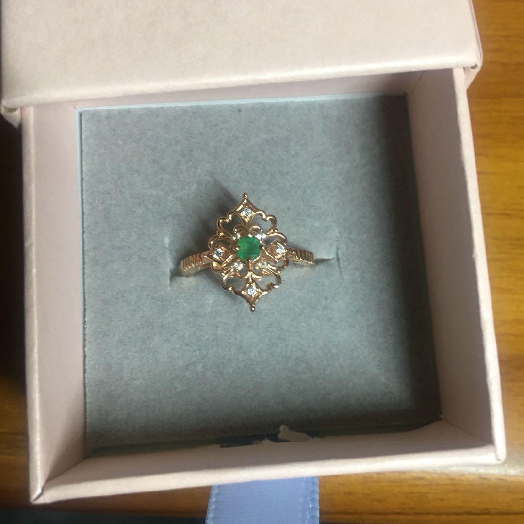 Rare emerald clearance rings