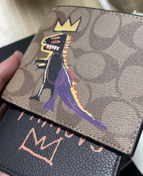 Coach wallet dinosaur sale
