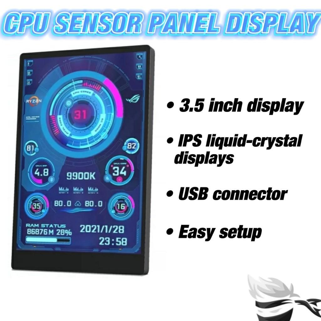 Sensor Screen Panel CPU Monitoring Smart Screen IPS Sensor Panel, Computers & Tech, Parts ...