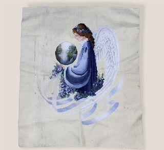 Cross stitch Angel of Earth 🌎