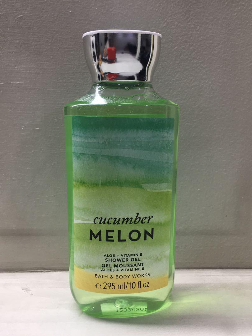 Cucumber Melon Shower Gel (Bath & Body Works) (Category: Bath) located in Quezon City. Submitted by dishii (Listing ID 1153476450, Image 1). Description: New! Cucumber Melon - Shower Gel •295ml / 10 fl oz 100% Authentic from UAE RFS: Extra MOP: BDO, UnionBank, GCash.