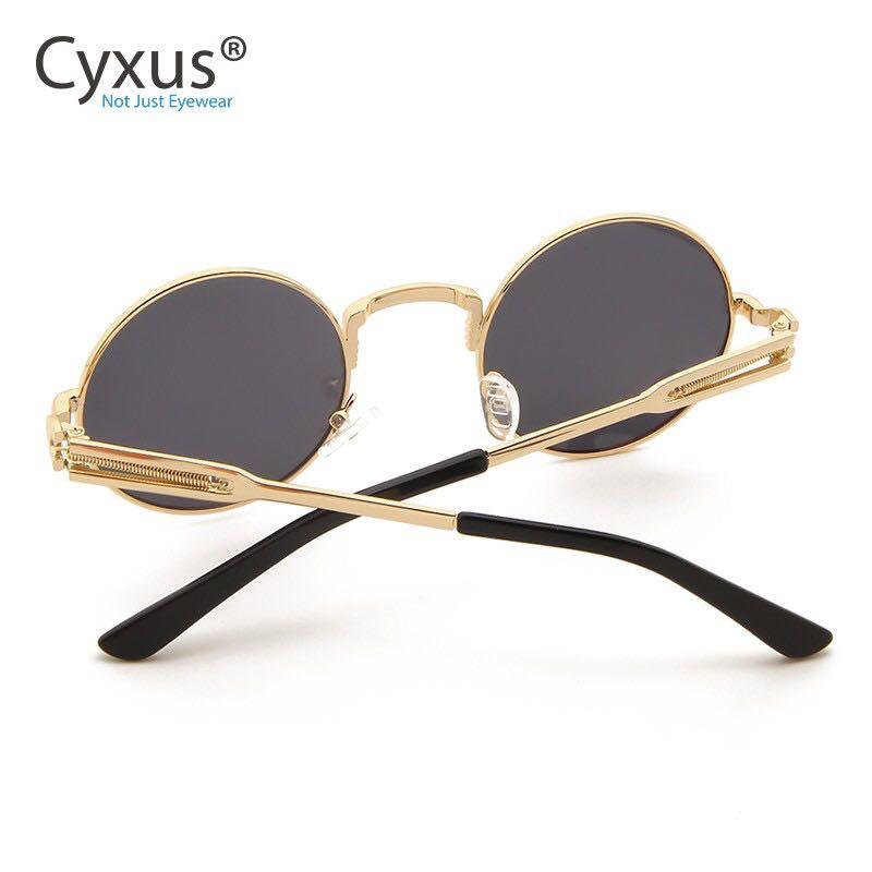 Cyxus Polarized UV400 Sunglasses Round sunglasses Women/Men Spring HInge  Metal Vintage 1940B06, Men's Fashion, Watches & Accessories, Sunglasses &  Eyewear on Carousell