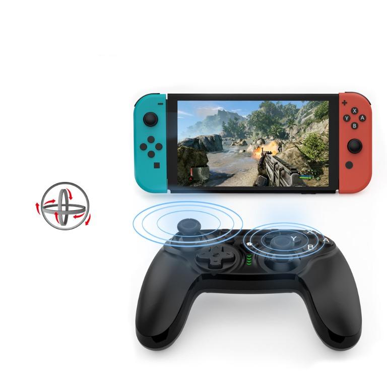 DOBE Wireless Controller Switch Pro Controller Alternative for Ninetendo Switch, PC, Android (Category: Controllers) located in Manila. Submitted by techsmartph (Listing ID 1153364909, Image 3). Description: * COMFORTABLE NINTENDO SWITCH CONTROLLER FOR LONG TIME PLAYING - The configuration and weight of this Switch controller feels similar to Nintendo Switch Pro controller. It fits nicely in hands and more comfortable than samll Joy Con controlle