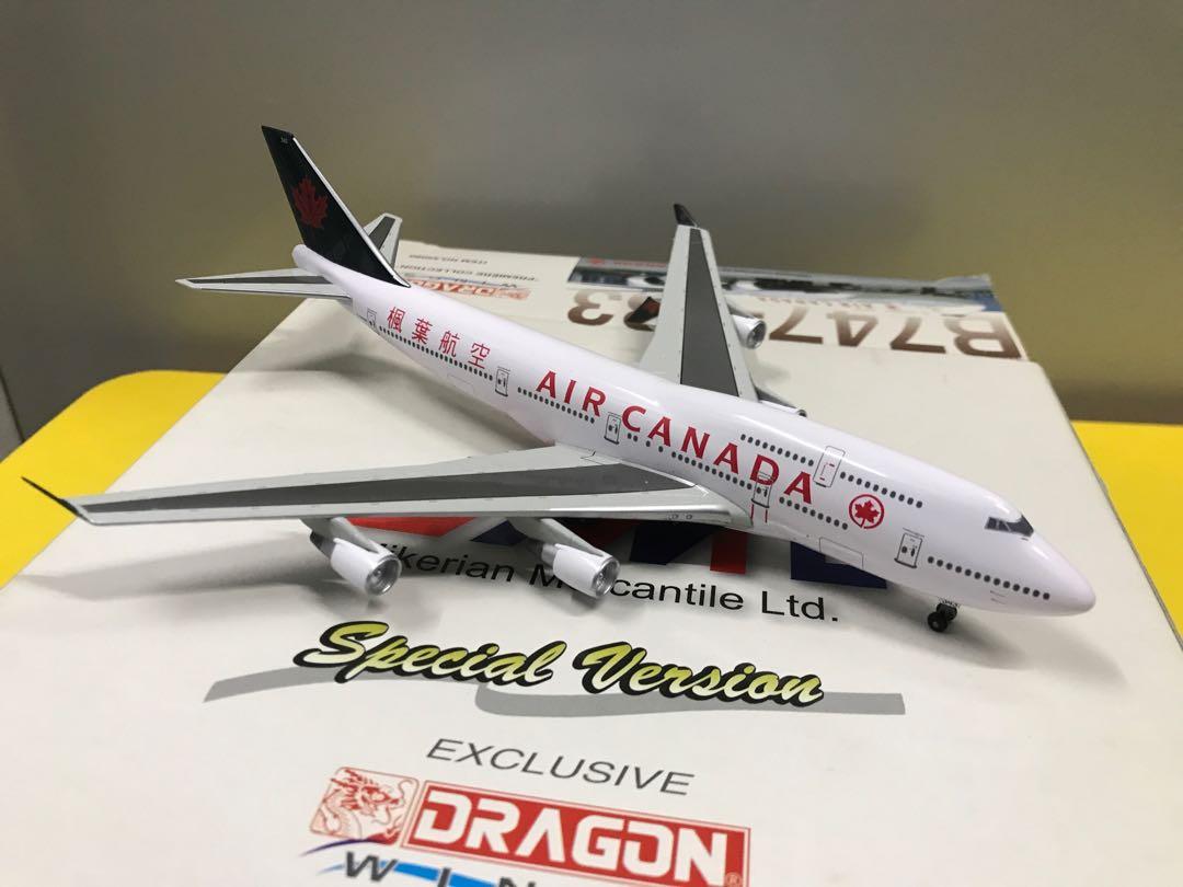 Dragon Wings 飛機模型1:400 Air Canada 加拿大航空Boeing 747-400 C 