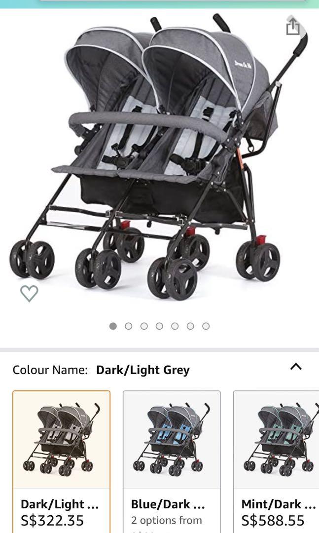 Dream On Me Volgo Twin Umbrella Stroller Babies Kids Going Out Strollers on Carousell