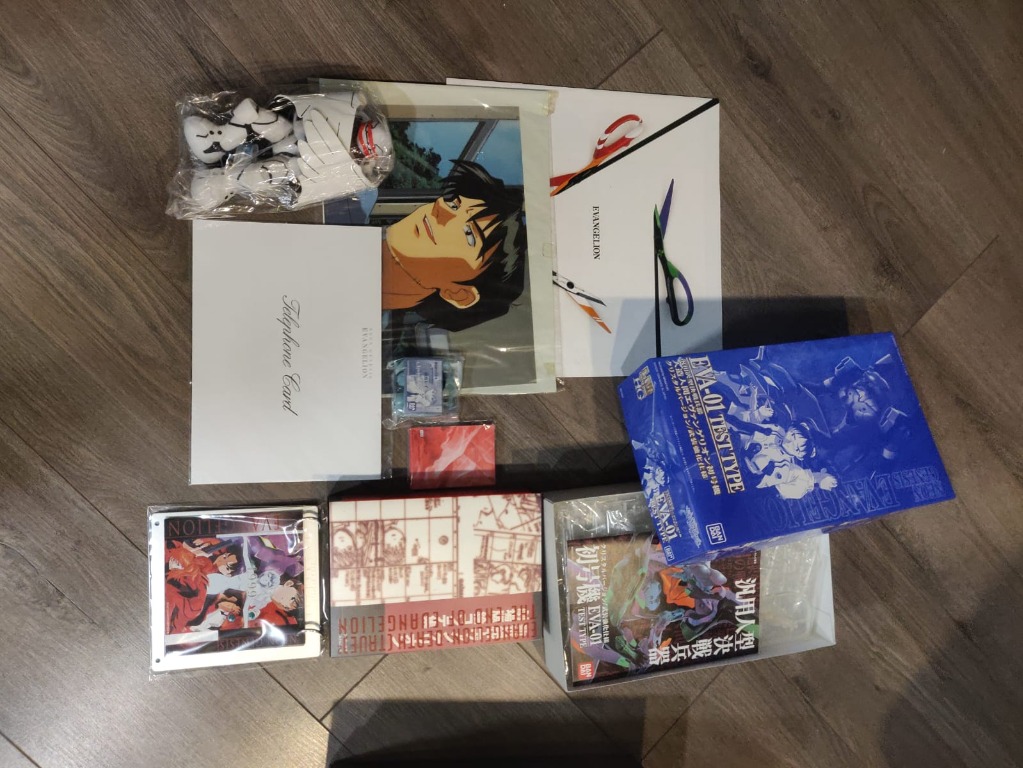 DVD BOX SET EVA 新世界福音戰士EVANGLEION 初號機綾波麗明日香FIGURE