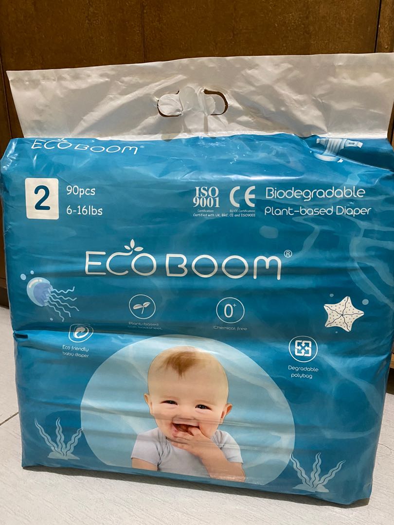 Ecoboom Biodegradable Diaper (Small), Babies & Kids, Bathing & Changing, Diapers & Baby Wipes on
