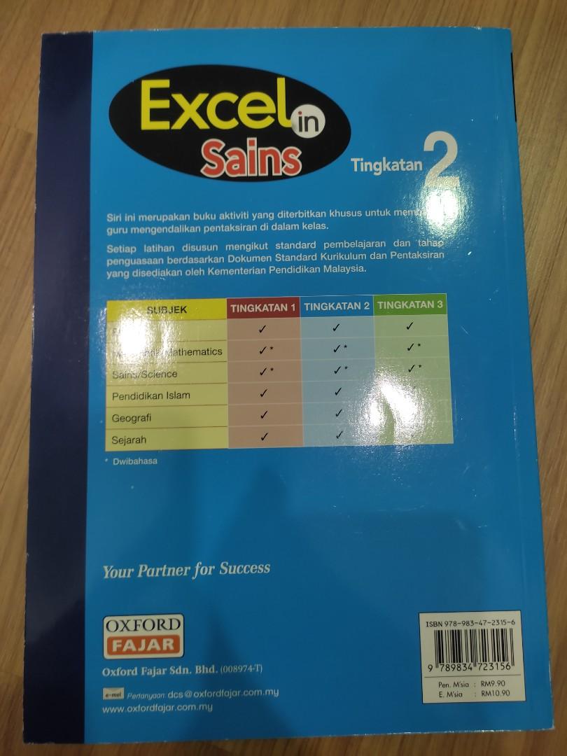 Excel In Sains Science Tingkatan 2 Dwibahasa Hobbies Toys Books Magazines Textbooks On Carousell