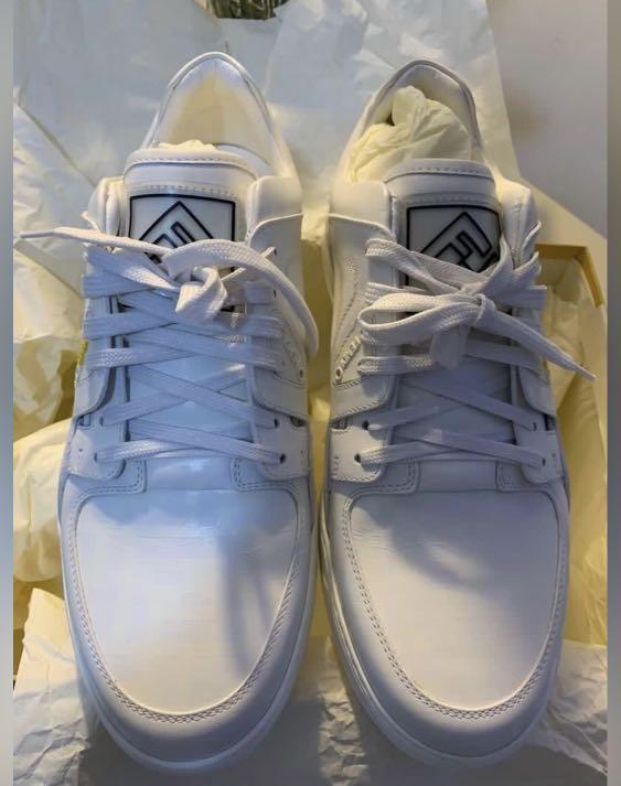 All white cheap fendi sneakers