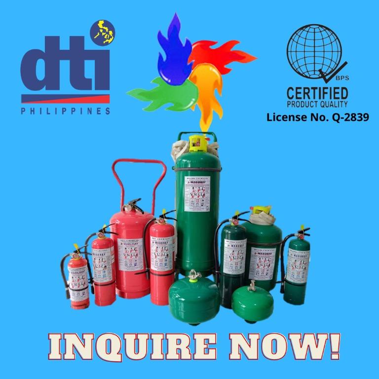 Fire Extinguisher For Permit and license Taytay, Commercial