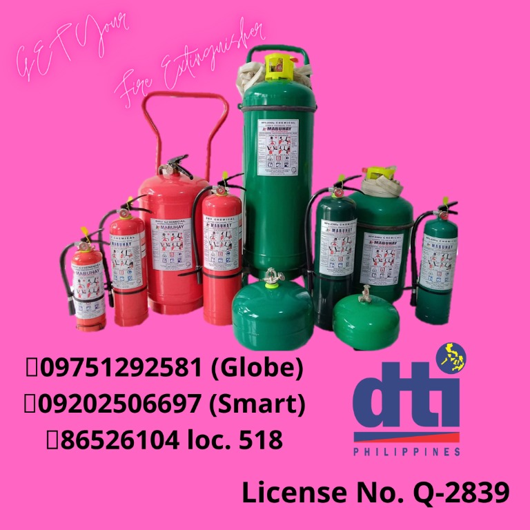 Fire Extinguisher For Permit and License, Commercial & Industrial