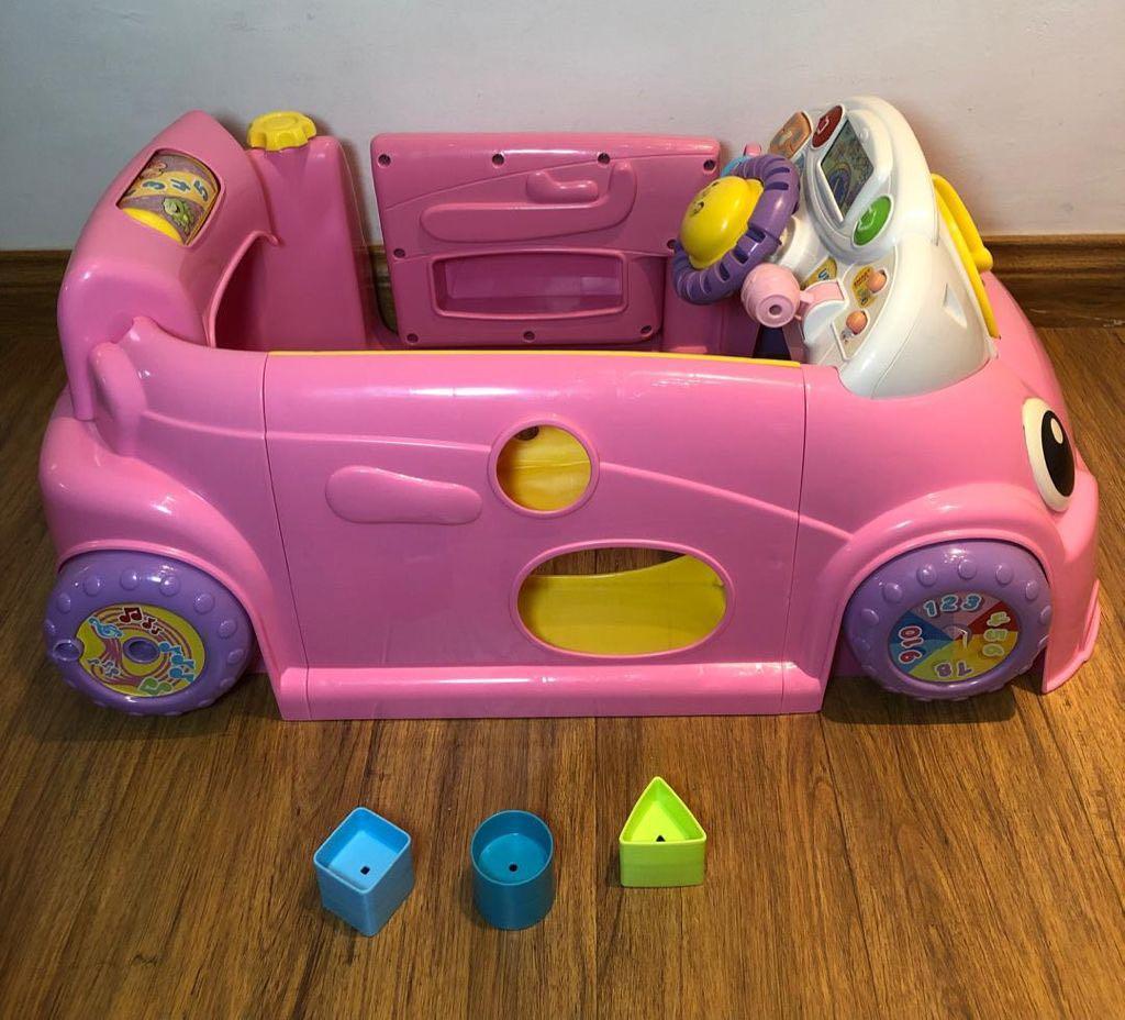 pink laugh and learn car