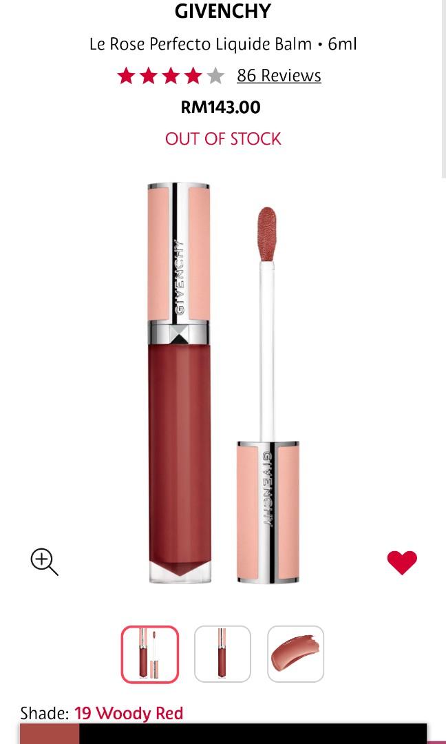 Givenchy Le Rose perfecto liquide balm 19 woody red