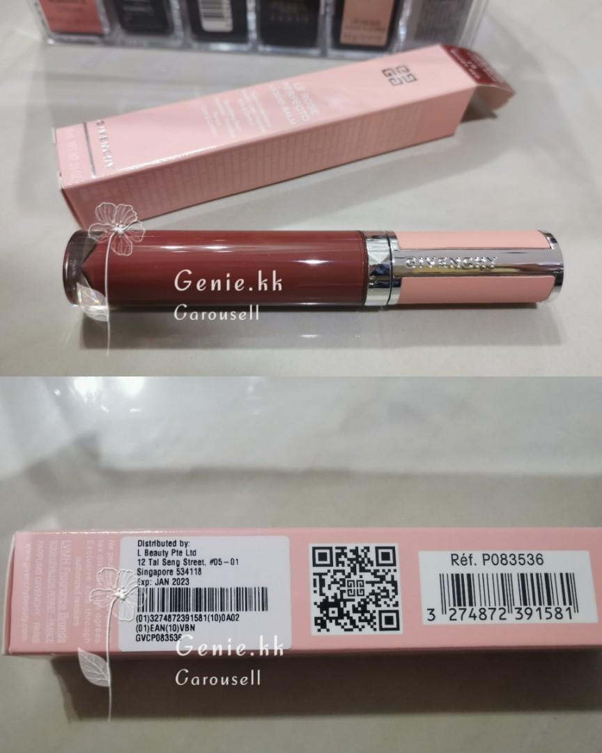 Givenchy Le Rose perfecto liquide balm 19 woody red, Beauty & Personal  Care, Face, Makeup on Carousell