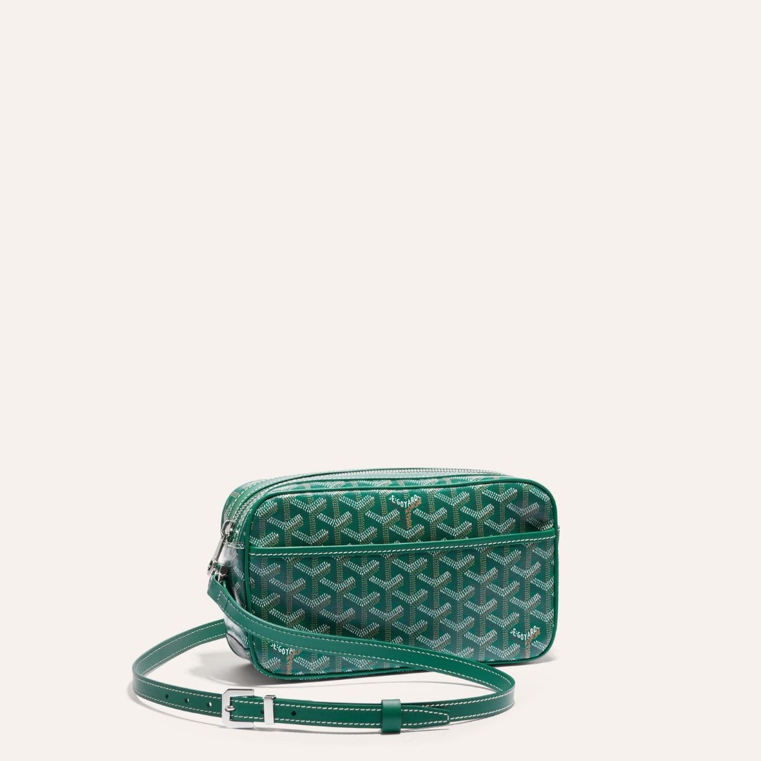 Cap vert leather crossbody bag Goyard Green in Leather - 32642174