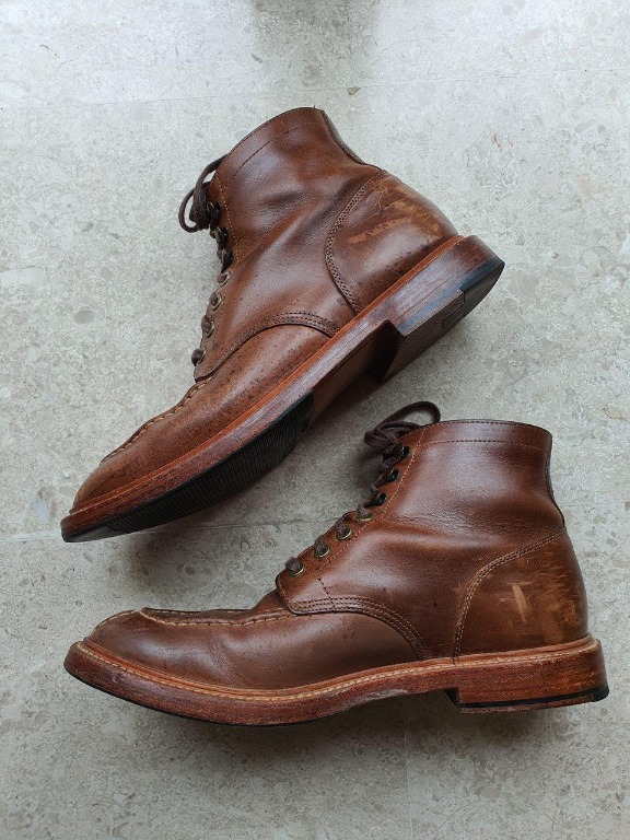 Brass Boot Navy Chromexcel – Grant Stone