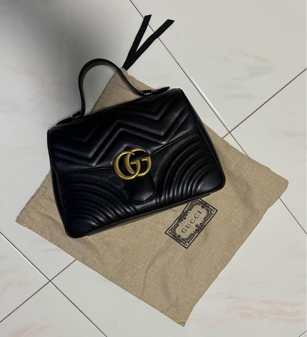 GUCCI MARMONT TOP HANDLE, Women's Fashion, Bags & Wallets, Cross