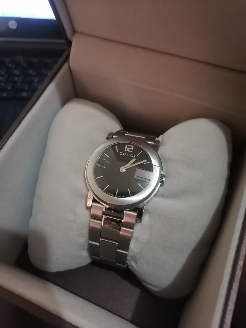 gucci chrome watch